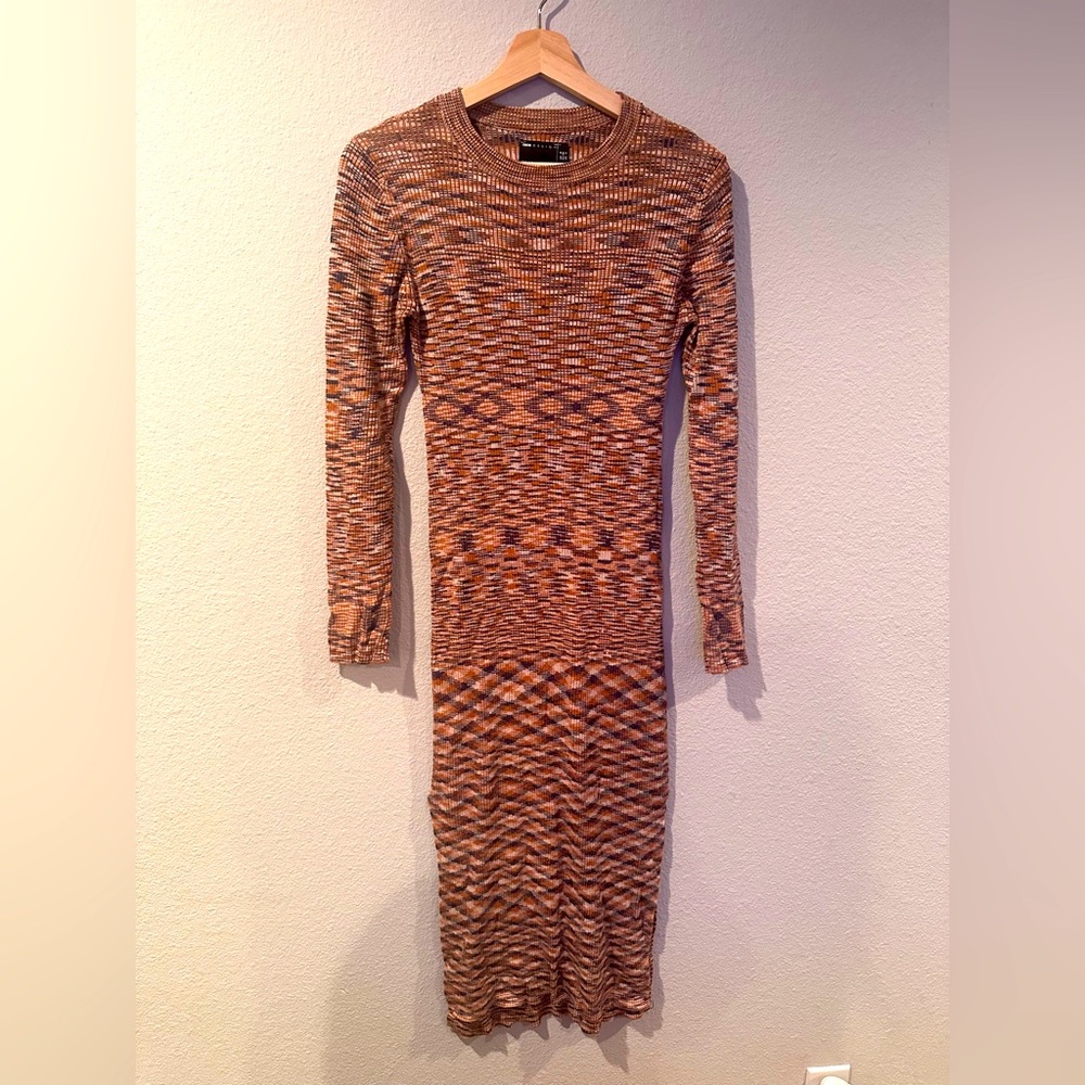 ASOS Orange knit sweater dress